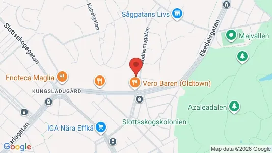 Lägenheter att hyra i Majorna-Linné - kort over placeringen