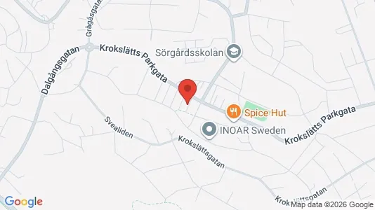 Lägenheter att hyra i Mölndal - kort over placeringen