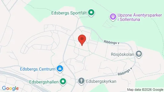 Lägenheter att hyra i Sollentuna - kort over placeringen