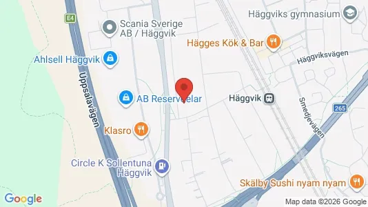 Lägenheter att hyra i Sollentuna - kort over placeringen