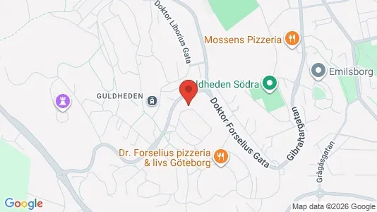 Lägenheter att hyra i Göteborg Centrum - kort over placeringen