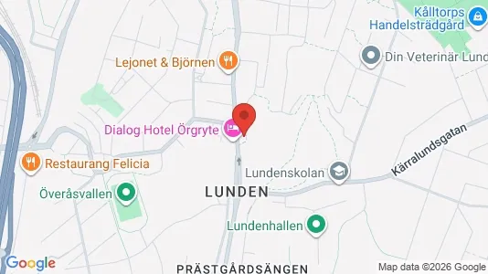 Lägenheter att hyra i Örgryte-Härlanda - kort over placeringen