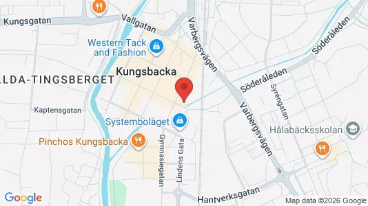Lägenheter att hyra i Kungsbacka - kort over placeringen