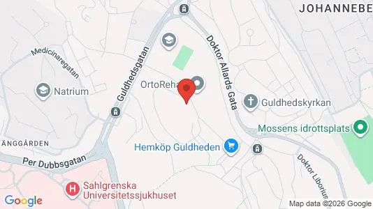 Lägenheter att hyra i Göteborg Centrum - kort over placeringen