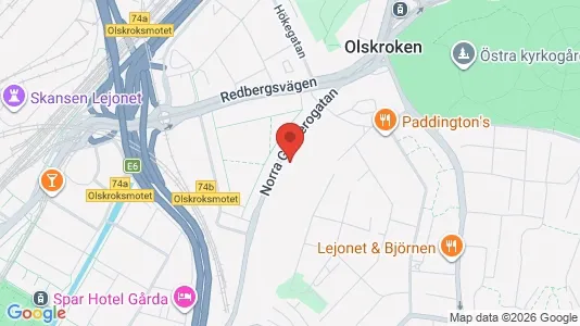 Lägenheter att hyra i Örgryte-Härlanda - kort over placeringen