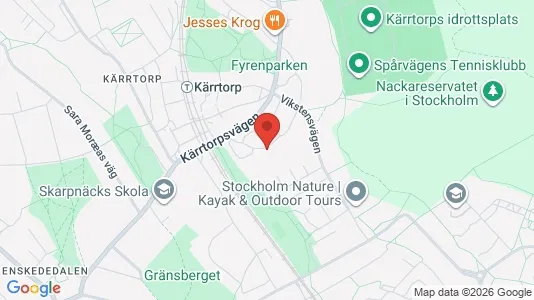 Lägenheter att hyra i Söderort - kort over placeringen
