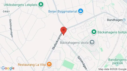 Lägenheter att hyra i Söderort - kort over placeringen