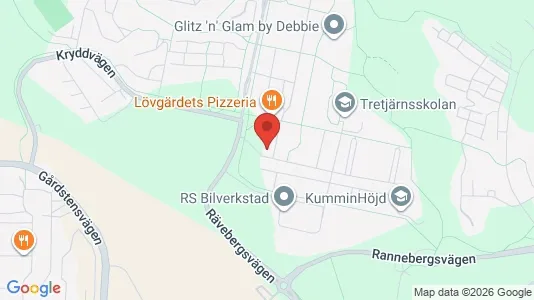 Lägenheter att hyra i Angered - kort over placeringen
