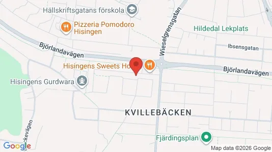 Lägenheter att hyra i Lundby - kort over placeringen