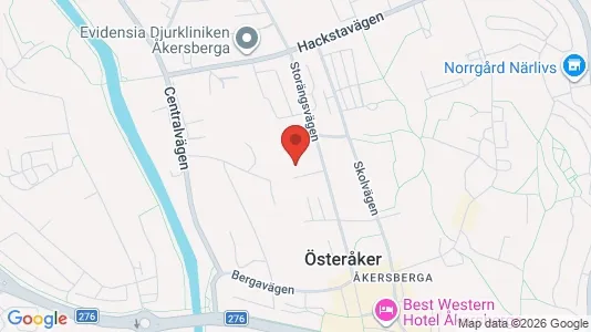 Lägenheter att hyra i Österåker - kort over placeringen