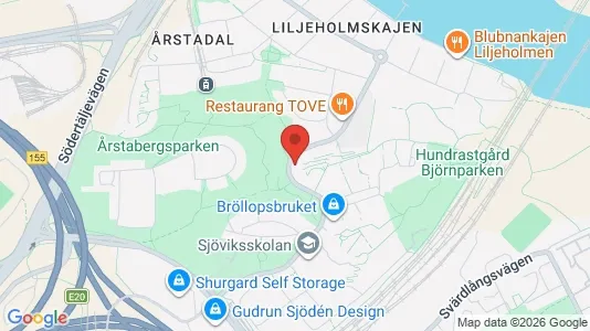 Lägenheter att hyra i Södermalm - kort over placeringen