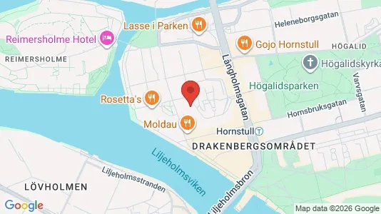 Lägenheter att hyra i Södermalm - kort over placeringen