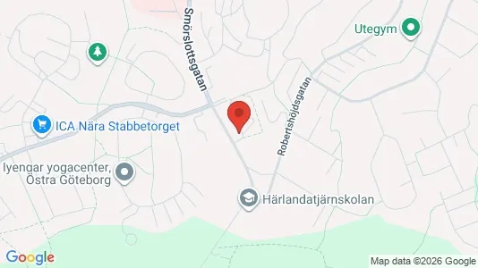 Lägenheter att hyra i Örgryte-Härlanda - kort over placeringen