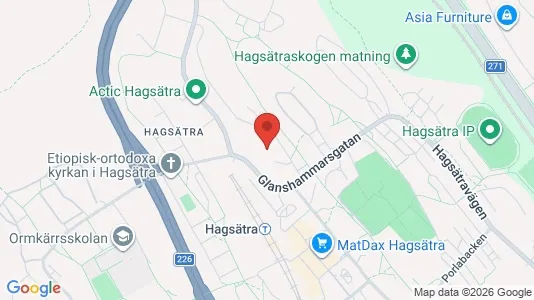 Lägenheter att hyra i Söderort - kort over placeringen