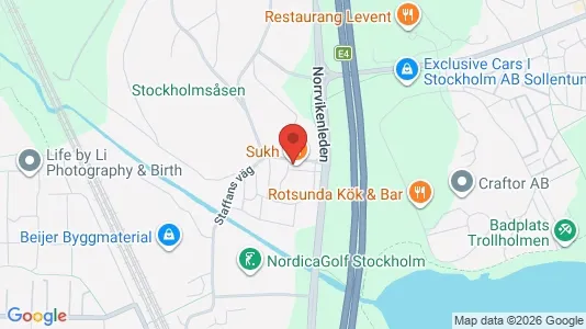 Lägenheter att hyra i Sollentuna - kort over placeringen