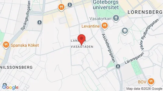 Lägenheter att hyra i Göteborg Centrum - kort over placeringen