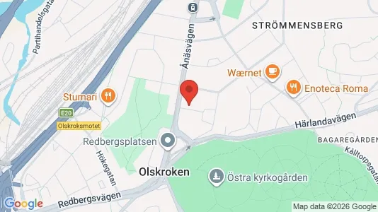 Lägenheter att hyra i Örgryte-Härlanda - kort over placeringen