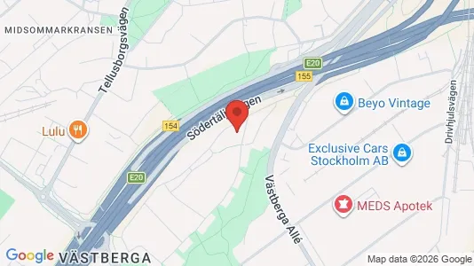 Lägenheter att hyra i Söderort - kort over placeringen
