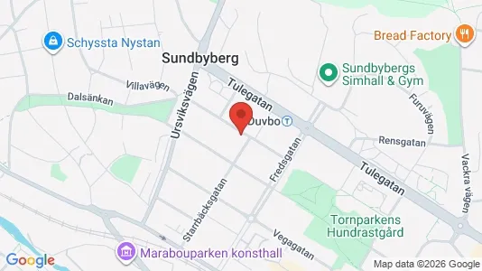 Lägenheter att hyra i Sundbyberg - kort over placeringen