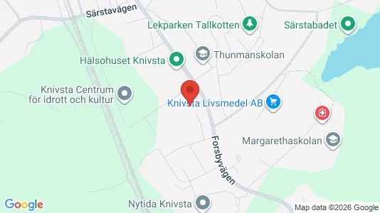 Lägenheter att hyra i Uppsala - kort over placeringen