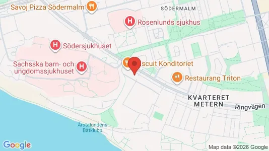 Lägenheter att hyra i Södermalm - kort over placeringen