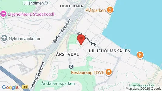 Lägenheter att hyra i Södermalm - kort over placeringen