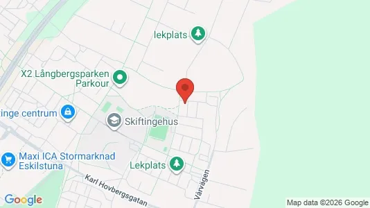Lägenheter att hyra i Eskilstuna - kort over placeringen