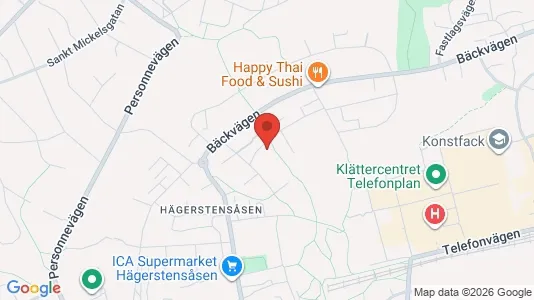 Lägenheter att hyra i Söderort - kort over placeringen