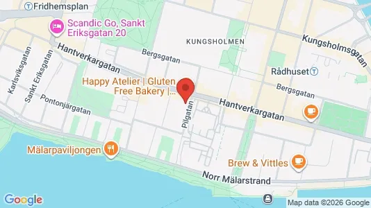 Lägenheter att hyra i Kungsholmen - kort over placeringen