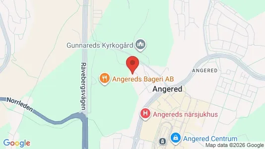 Lägenheter att hyra i Angered - kort over placeringen