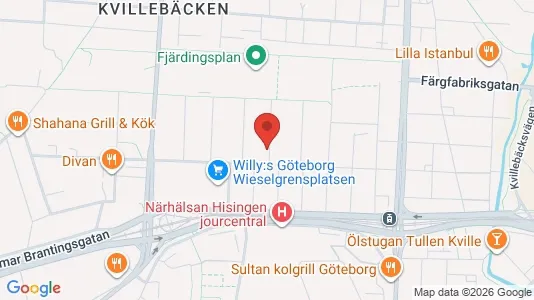Lägenheter att hyra i Lundby - kort over placeringen