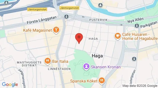 Lägenheter att hyra i Göteborg Centrum - kort over placeringen