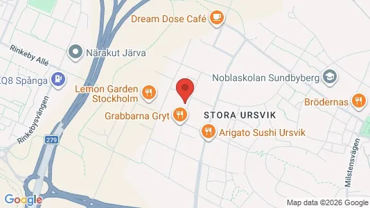 Lägenheter att hyra i Sundbyberg - kort over placeringen