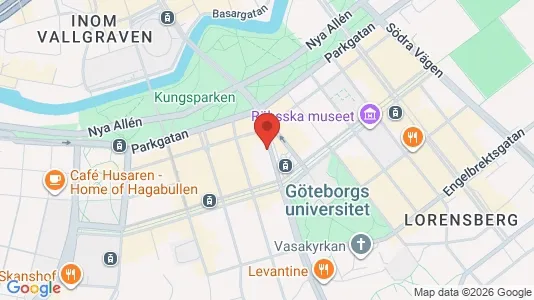 Lägenheter att hyra i Göteborg Centrum - kort over placeringen