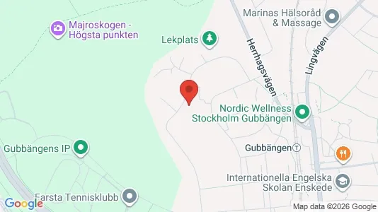 Lägenheter att hyra i Söderort - kort over placeringen