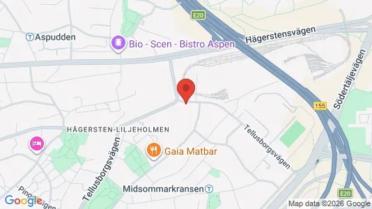 Lägenheter att hyra i Söderort - kort over placeringen