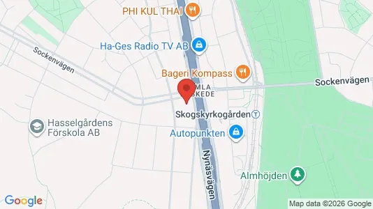 Lägenheter att hyra i Söderort - kort over placeringen