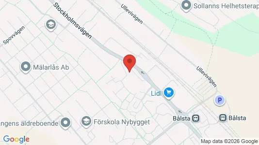Lägenheter att hyra i Håbo - kort over placeringen