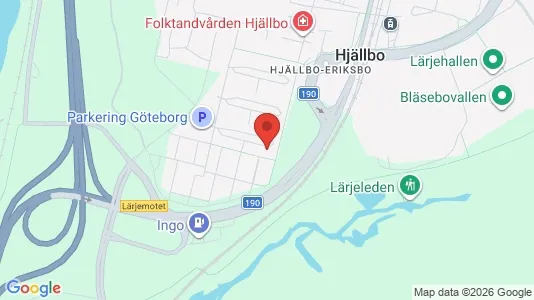 Lägenheter att hyra i Angered - kort over placeringen