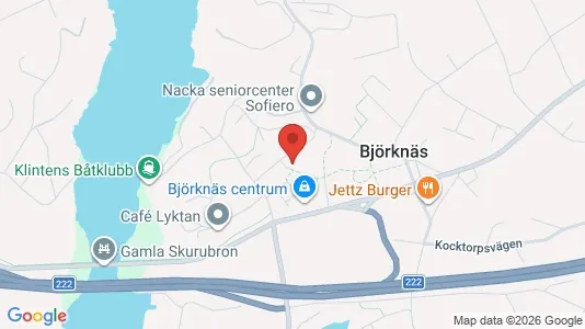 Lägenheter att hyra i Nacka - kort over placeringen