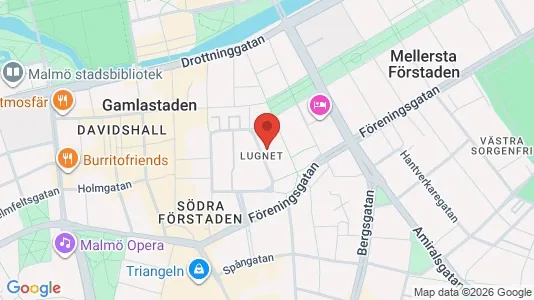 Lägenheter att hyra i Malmö Centrum - kort over placeringen
