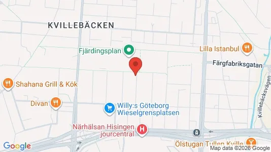 Lägenheter att hyra i Lundby - kort over placeringen