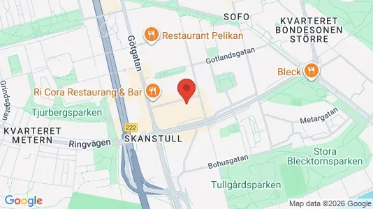 Lägenheter att hyra i Södermalm - kort over placeringen