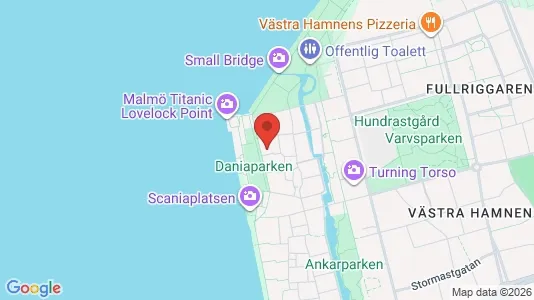 Lägenheter att hyra i Malmö Centrum - kort over placeringen
