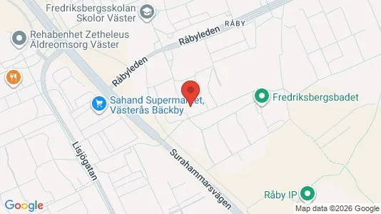 Lägenheter att hyra i Västerås - kort over placeringen