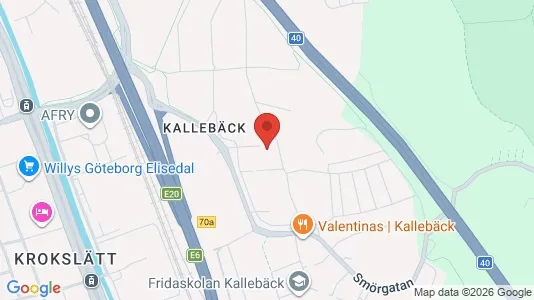 Lägenheter att hyra i Örgryte-Härlanda - kort over placeringen