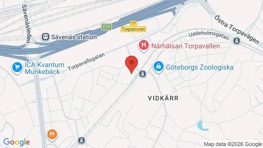 Lägenheter att hyra i Örgryte-Härlanda - kort over placeringen