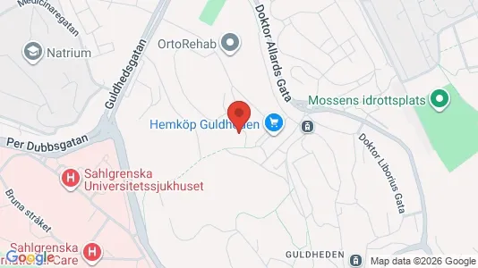 Lägenheter att hyra i Göteborg Centrum - kort over placeringen