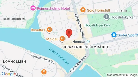 Lägenheter att hyra i Södermalm - kort over placeringen