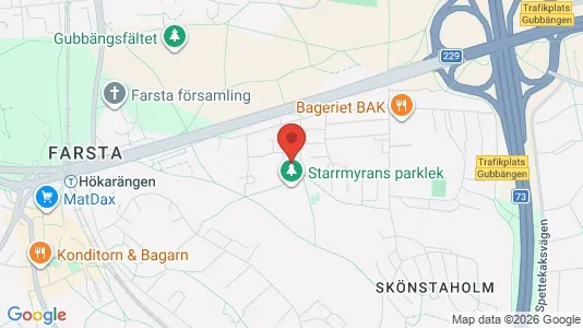 Lägenheter att hyra i Söderort - kort over placeringen